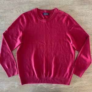 Naadam The Original 100% Cashmere Crewneck Pullover Sweater-Men's Size Large-Red
